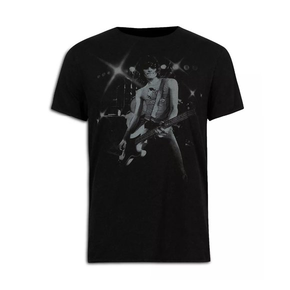 John Varvatos Star USA Men's Dee Dee Ramone Performance Graphic T-Shirt Black - Picture 4 of 6